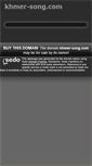 Mobile Screenshot of khmer-song.com